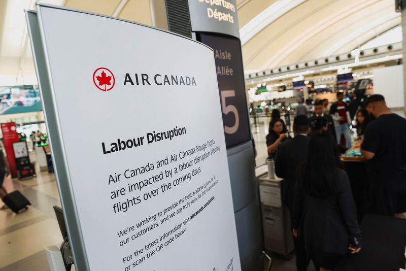 Air Canada cabin staff go on strike, grounding hundreds of flights
