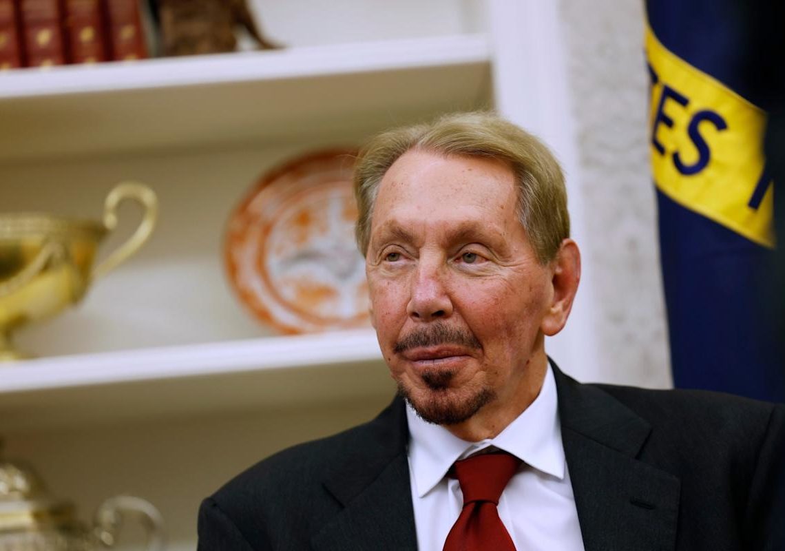 Oracle founder Larry Ellison has pledged to give away 95% of his $393B fortune—but sudden leadership changes fuel a mystery